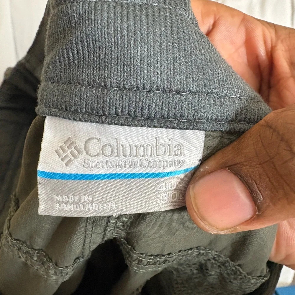Columbia PFG Omni Shade Convertible Mens Outdoors Pants Sz 40X30 Fishing w/belt